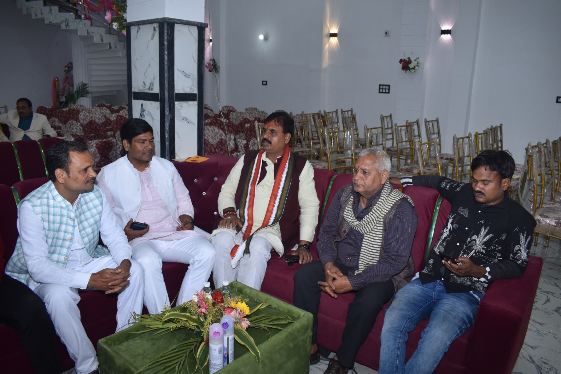 Guests enjoying the celebration